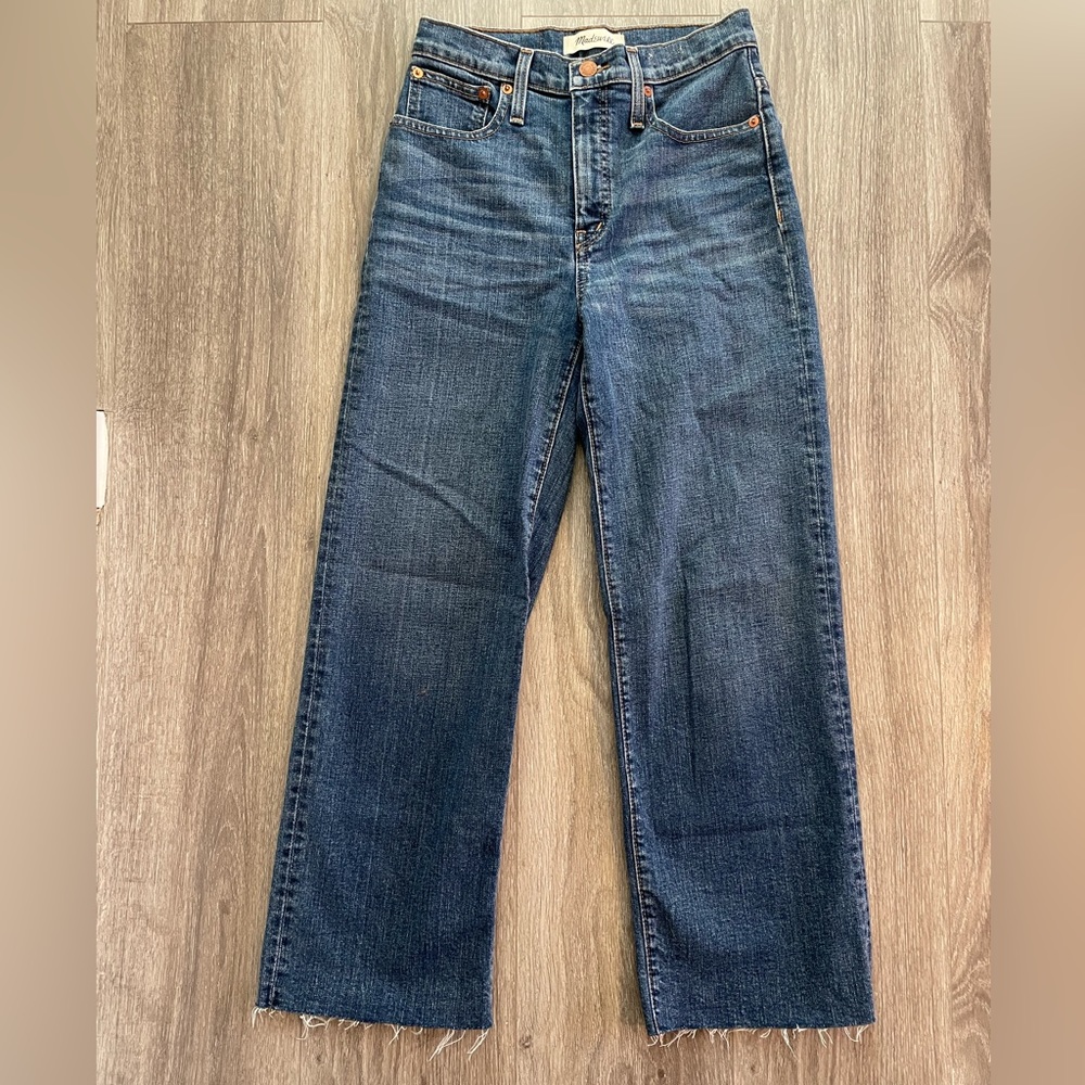 Madewell Slim Wide Leg Crop petite 24.5” inseam